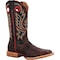 Durango Western Boot, 11.5 M, Leather, 13 in H, Chestnut/Black Eclipse DDB0466 - alternate 1